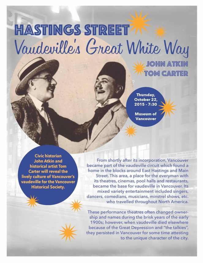 vaudeville poster
